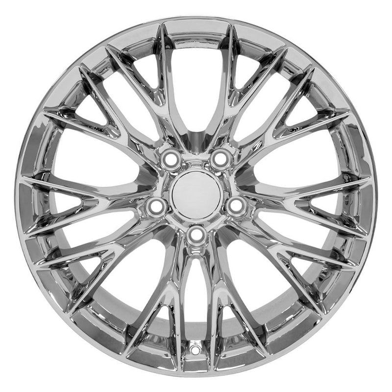 OE Wheels CV22 18x10.5 5x120.65 56et Chrome Wheel - View 2