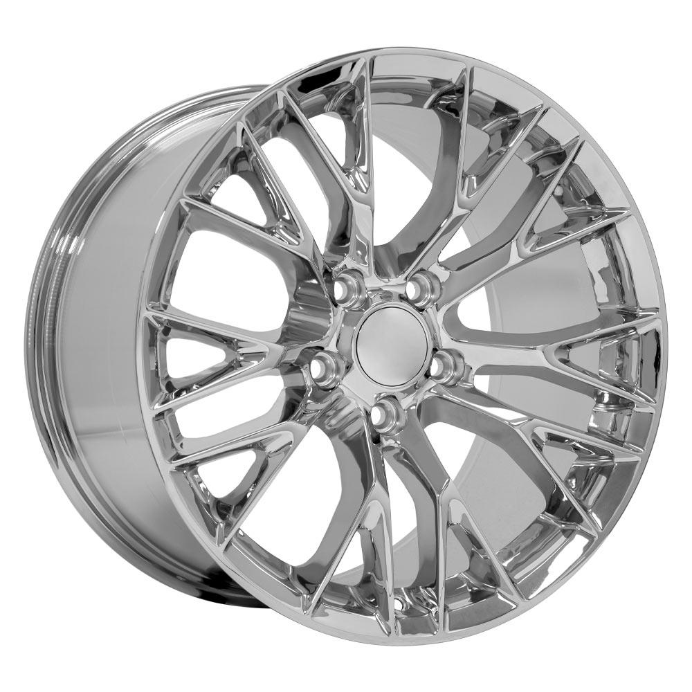 OE Wheels CV22 18x10.5 5x120.65 56et Chrome Wheel - View 3