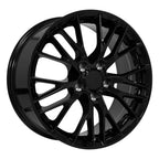 OE Wheels CV22B 18x8.5 5x120.65 56et Gloss Black Wheel - View 3