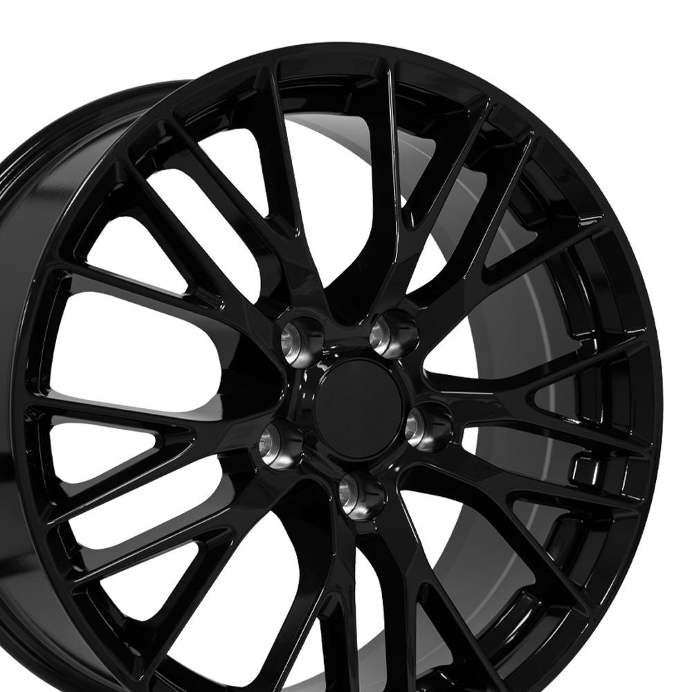 OE Wheels CV22B 18x8.5 5x120.65 56et Gloss Black Wheel