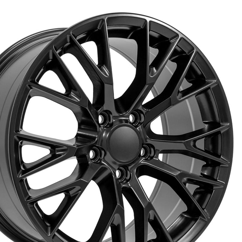 OE Wheels CV22B 18x8.5 5x120.65 56et Satin Black Wheel