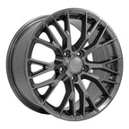 OE Wheels CV22B 18x8.5 5x120.65 56et Gloss Gunmetal Wheel - View 3