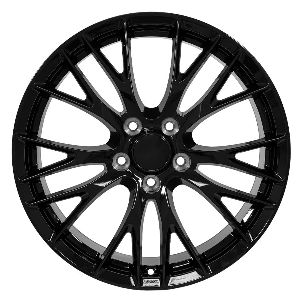 OE Wheels CV22B 19x10 5x120.65 79et Gloss Black Wheel - View 2