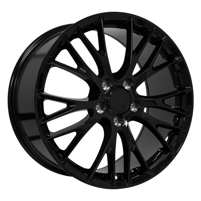 OE Wheels CV22B 19x10 5x120.65 79et Gloss Black Wheel - View 3