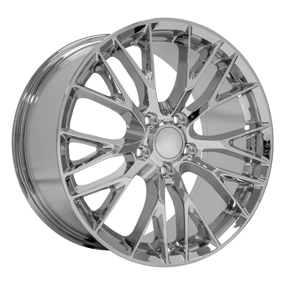 OE Wheels CV22B 19x10 5x120.65 79et Chrome Wheel - View 3