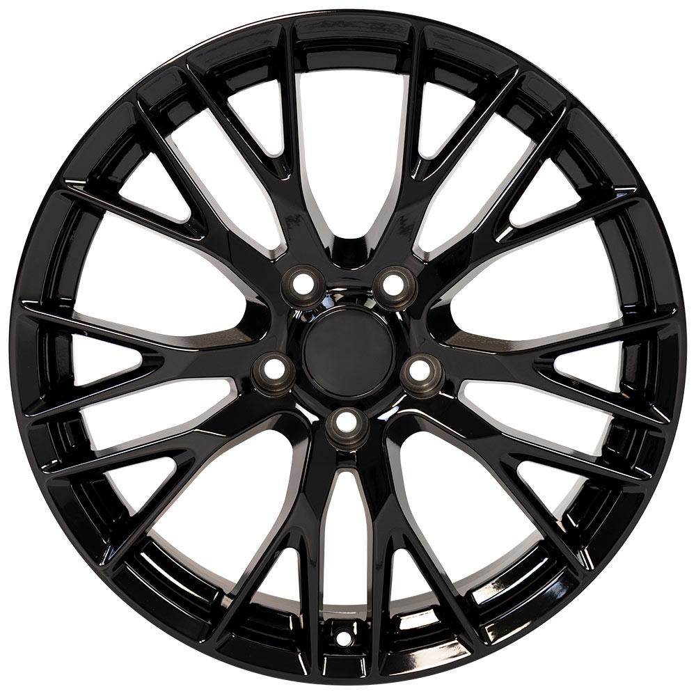 OE Wheels CV22C 19x8.5 5x120.65 56et Gloss Black Wheel - View 2