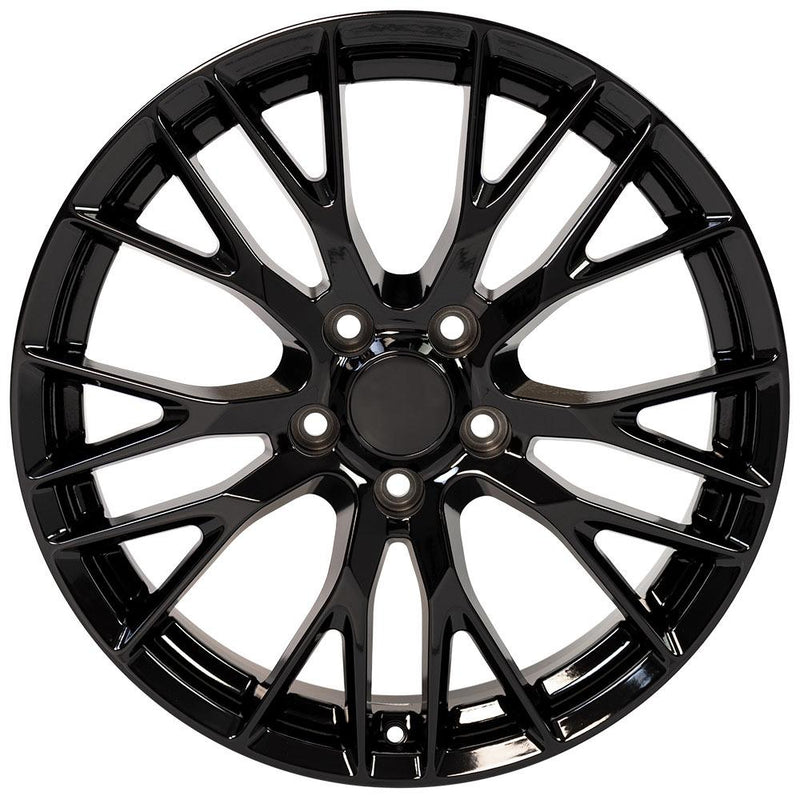 OE Wheels CV22C 19x8.5 5x120.65 56et Gloss Black Wheel - View 2