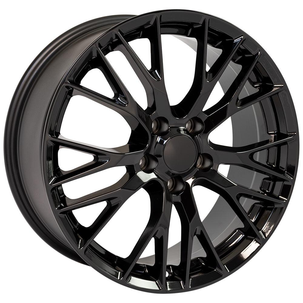 OE Wheels CV22C 19x8.5 5x120.65 56et Gloss Black Wheel - View 3