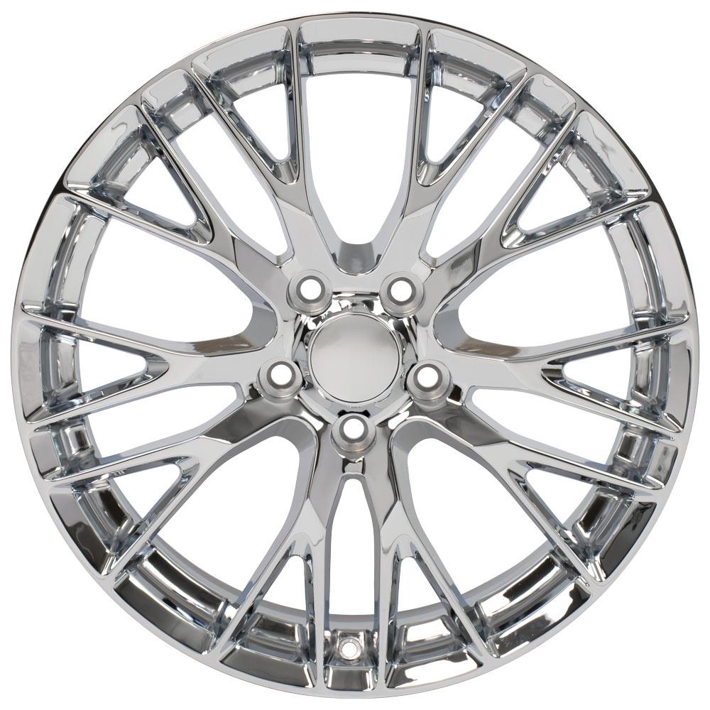 OE Wheels CV22C 19x8.5 5x120.65 56et Chrome Wheel - View 2