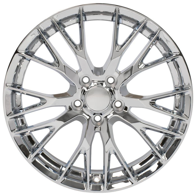 OE Wheels CV22C 19x8.5 5x120.65 56et Chrome Wheel - View 2