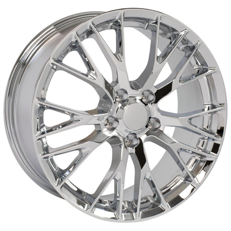 OE Wheels CV22C 19x8.5 5x120.65 56et Chrome Wheel - View 3