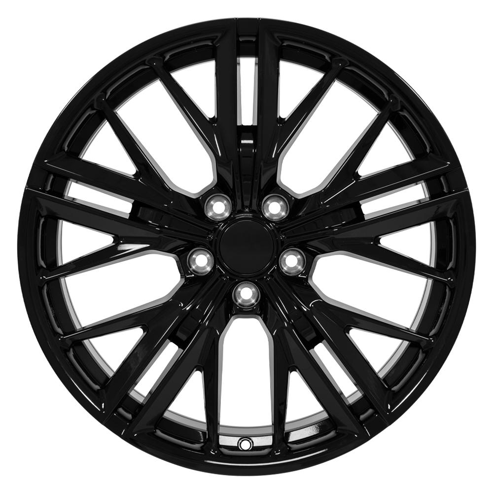 OE Wheels CV25 20x8.5 5x120 25et Gloss Black Wheel - View 2