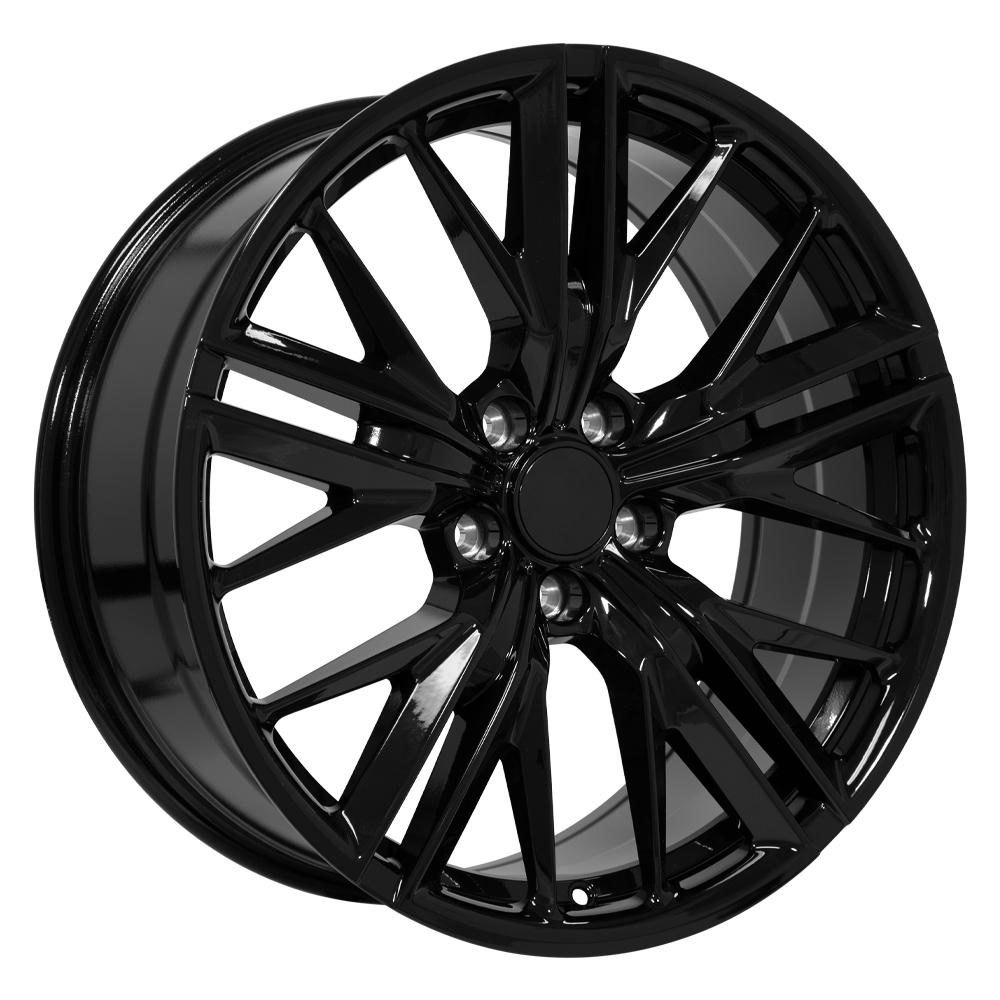 OE Wheels CV25 20x8.5 5x120 25et Gloss Black Wheel - View 3