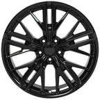 OE Wheels CV25 20x8.5 5x120 35et Gloss Black Wheel - View 2