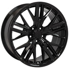 OE Wheels CV25 20x8.5 5x120 35et Gloss Black Wheel - View 3