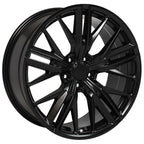 OE Wheels CV25 20x8.5 5x120 35et Satin Black Wheel - View 3