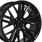 OE Wheels CV25 20x8.5 5x120 35et Satin Black Wheel