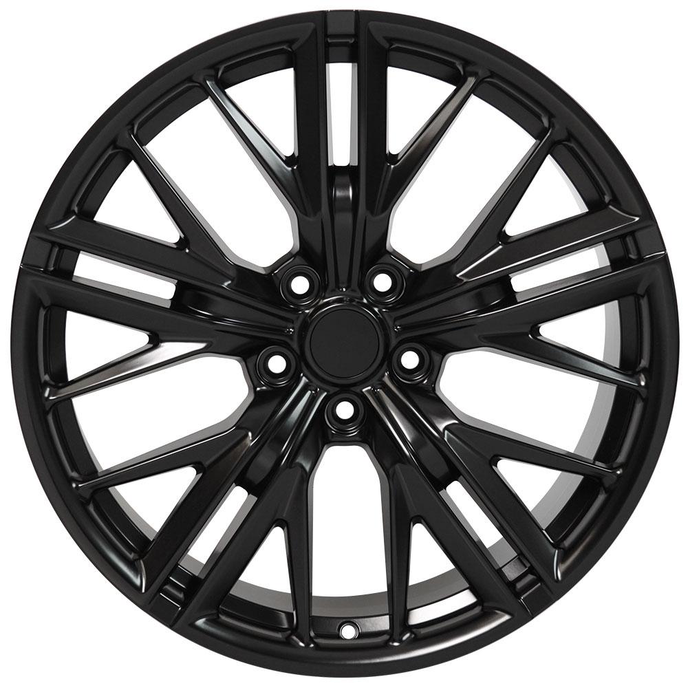 OE Wheels CV25 20x9.5 5x120 40et Satin Black Wheel - View 2