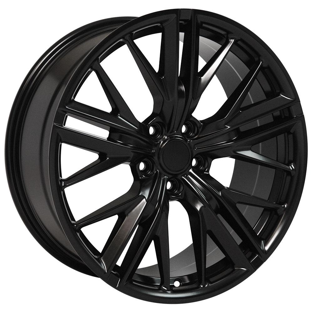 OE Wheels CV25 20x9.5 5x120 40et Satin Black Wheel - View 3