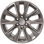 OE Wheels CV26 20x9 6x139.7 28et Gloss Silver Machined Wheel - View 2
