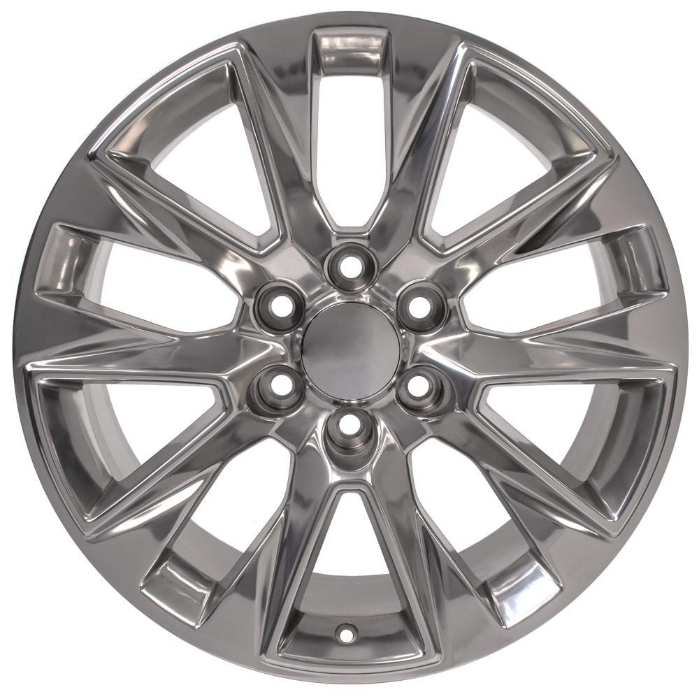 OE Wheels CV26 20x9 6x139.7 28et Polished Wheel - View 2
