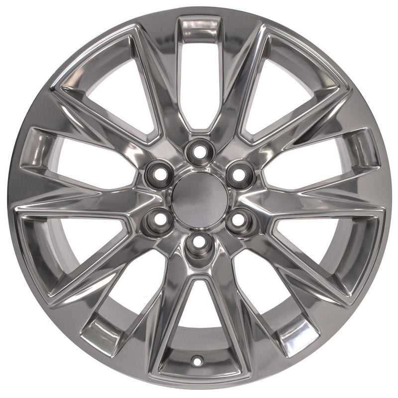 OE Wheels CV26 20x9 6x139.7 28et Polished Wheel - View 2