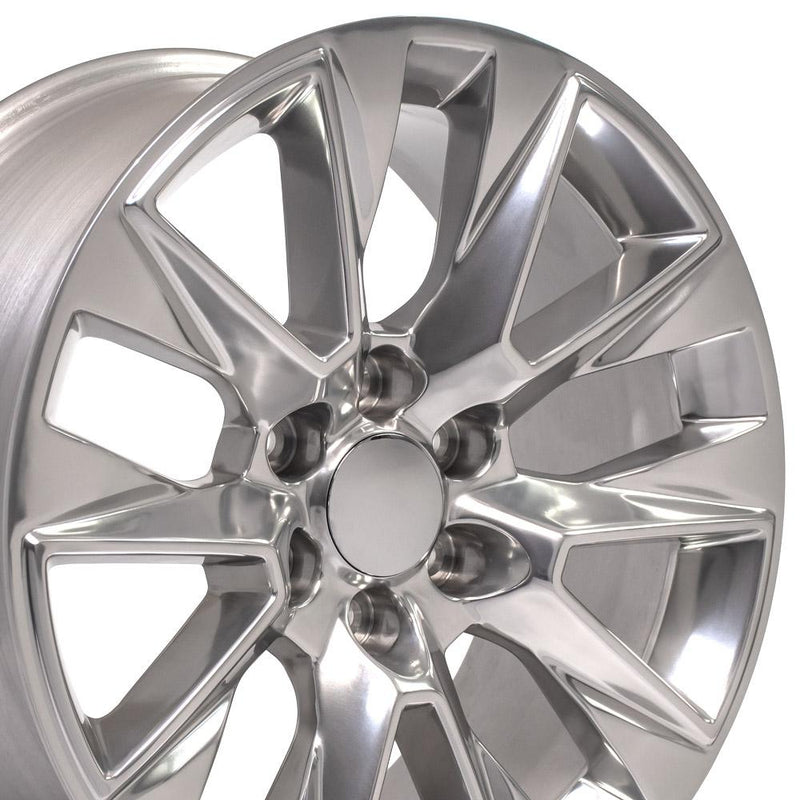 OE Wheels CV26 20x9 6x139.7 28et Polished Wheel