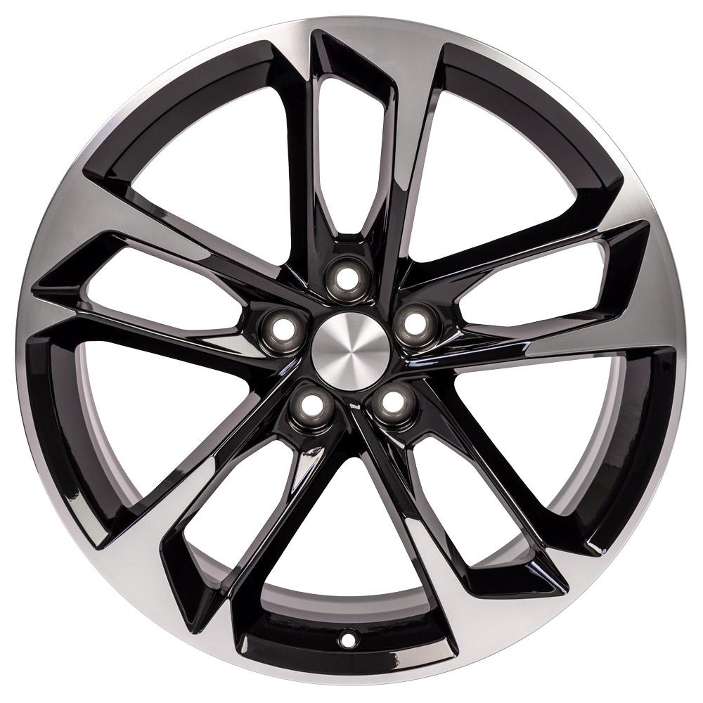 OE Wheels CV29 20x9.5 5x120 39et Gloss Black Machined Wheel - View 2