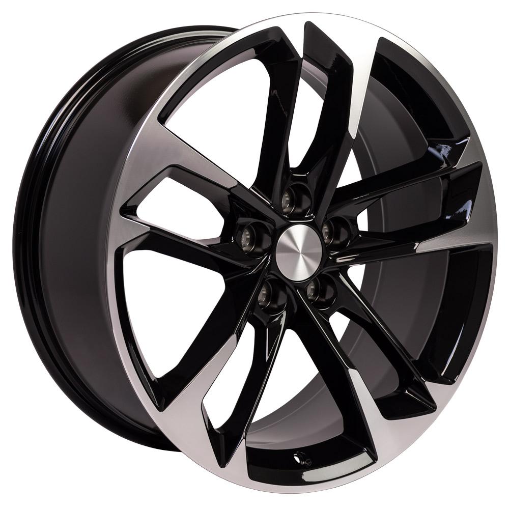 OE Wheels CV29 20x9.5 5x120 39et Gloss Black Machined Wheel - View 3