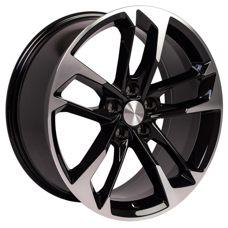 OE Wheels CV29 20x9.5 5x120 39et Gloss Black Machined Wheel - View 3