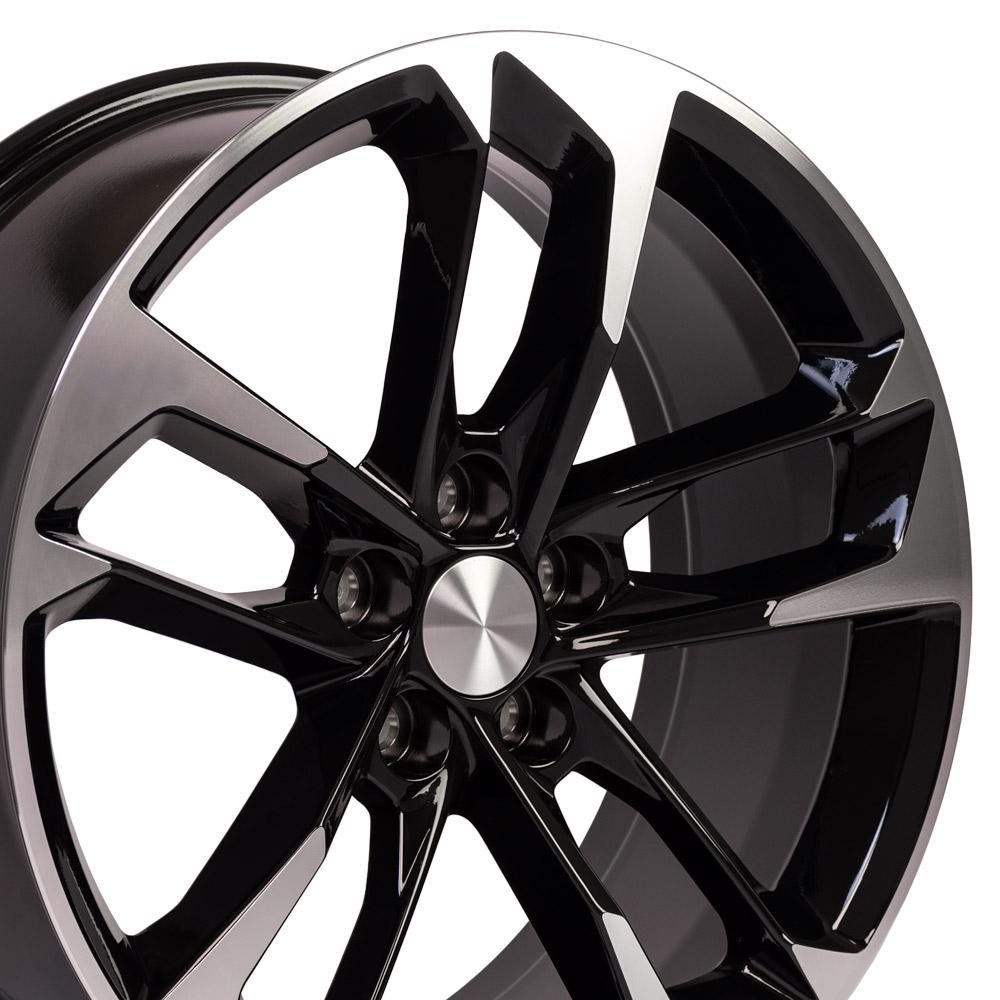 OE Wheels CV29 20x9.5 5x120 39et Gloss Black Machined Wheel