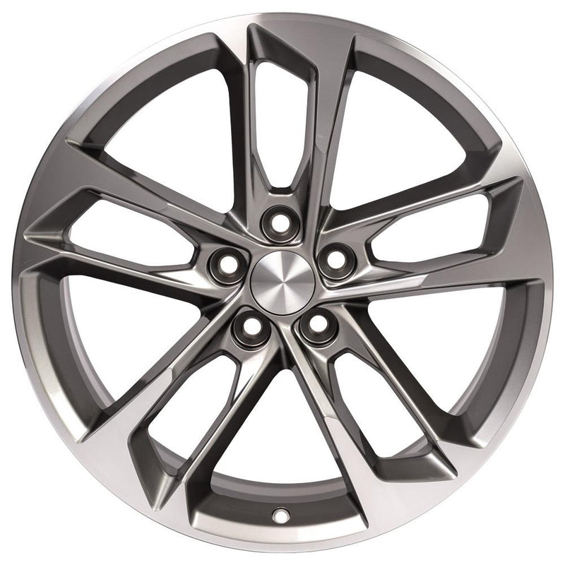 OE Wheels CV29 20x9.5 5x120 39et Gloss Gunmetal Machined Wheel - View 2