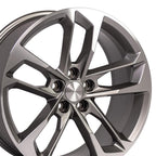 OE Wheels CV29 20x9.5 5x120 39et Gloss Gunmetal Machined Wheel