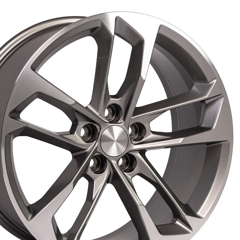 OE Wheels CV29 20x9.5 5x120 39et Gloss Gunmetal Machined Wheel