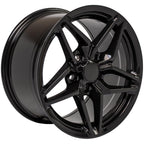 OE Wheels CV31 17x9.5 5x120.65 56et Gloss Black Wheel - View 3