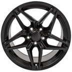 OE Wheels CV31 18x10.5 5x120.65 56et Gloss Black Wheel - View 2
