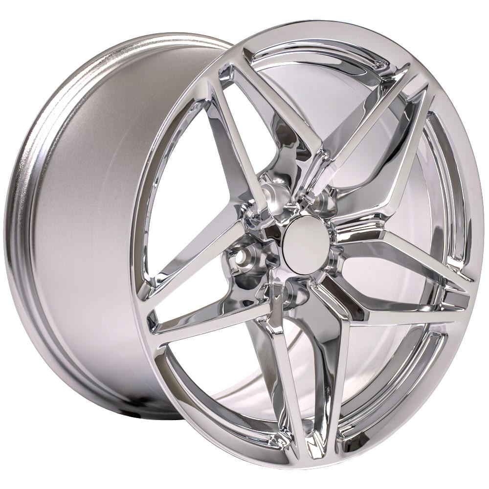 OE Wheels CV31 18x10.5 5x120.65 56et Chrome Wheel - View 3