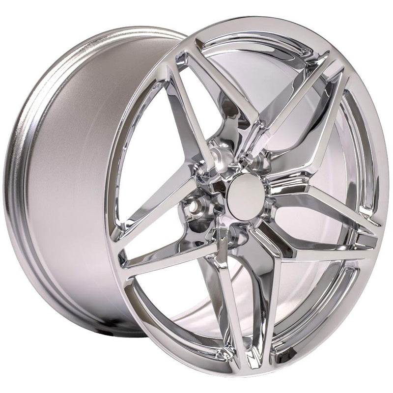 OE Wheels CV31 18x10.5 5x120.65 56et Chrome Wheel - View 3