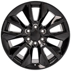 OE Wheels CV32 20x9 6x139.7 28et Gloss Black Wheel - View 2