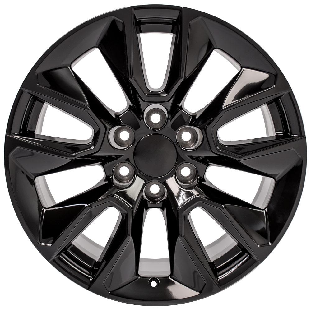 OE Wheels CV32 20x9 6x139.7 28et Gloss Black Wheel - View 2