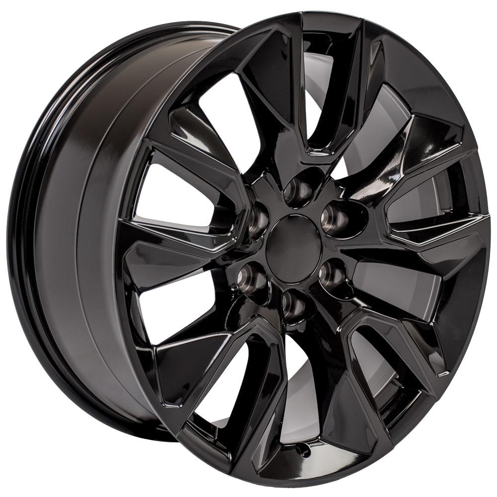 OE Wheels CV32 20x9 6x139.7 28et Gloss Black Wheel - View 3