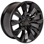 OE Wheels CV32 20x9 6x139.7 28et Gloss Black Wheel - View 3
