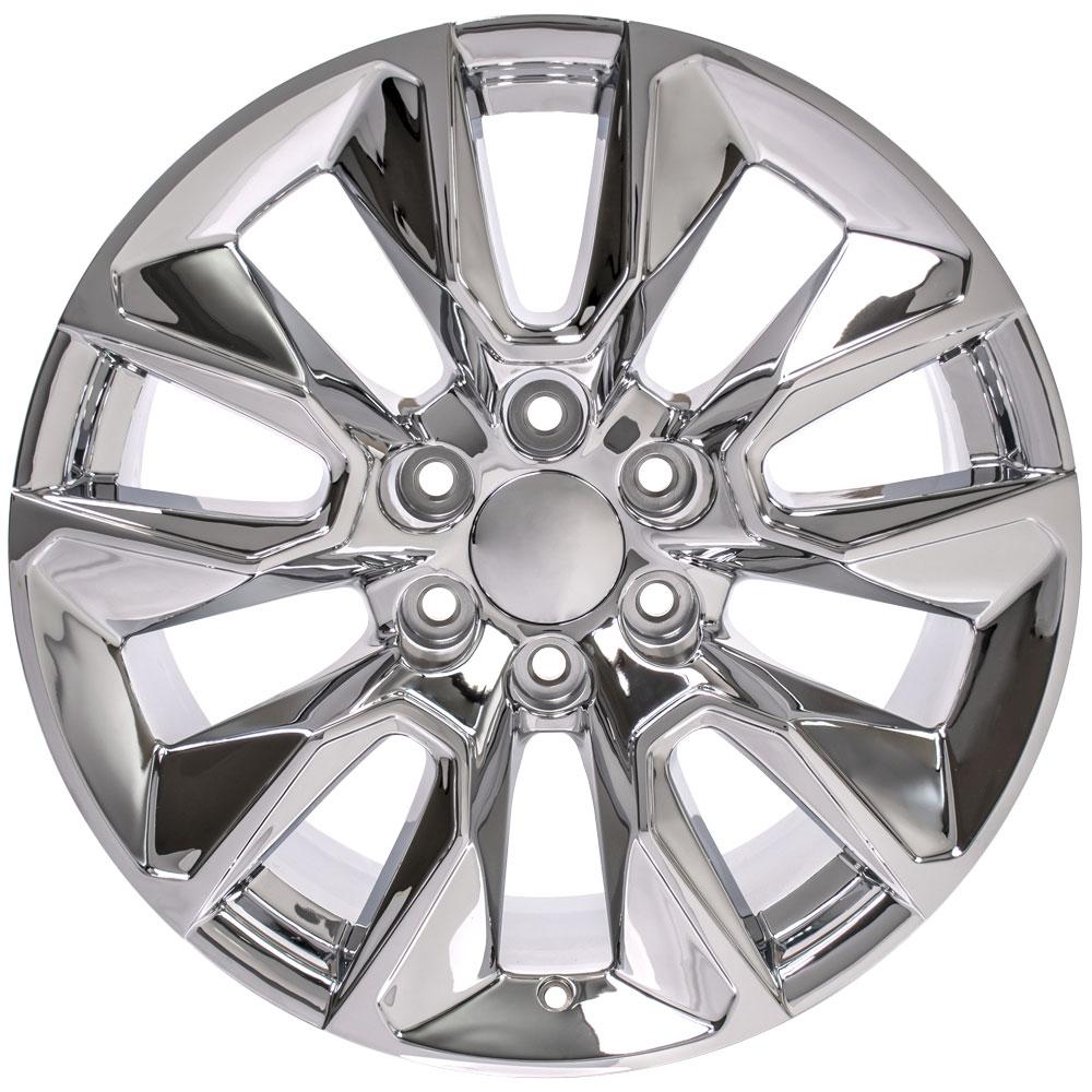 OE Wheels CV32 20x9 6x139.7 28et Chrome Wheel - View 2