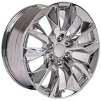 OE Wheels CV32 20x9 6x139.7 28et Chrome Wheel - View 3