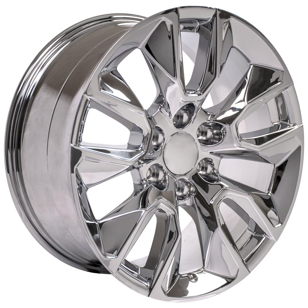 OE Wheels CV32 20x9 6x139.7 28et Chrome Wheel - View 3