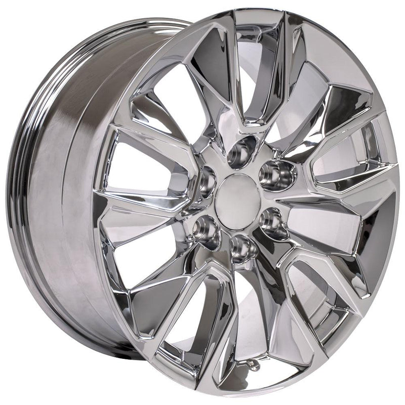 OE Wheels CV32 20x9 6x139.7 28et Chrome Wheel - View 3