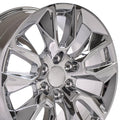 OE Wheels CV32 20x9 6x139.7 28et Chrome Wheel