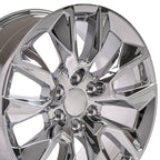 OE Wheels CV32 20x9 6x139.7 28et Chrome Wheel