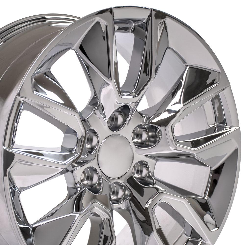 OE Wheels CV32 20x9 6x139.7 28et Chrome Wheel