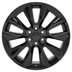 OE Wheels CV32 22x9 6x139.7 28et Gloss Black Wheel - View 2